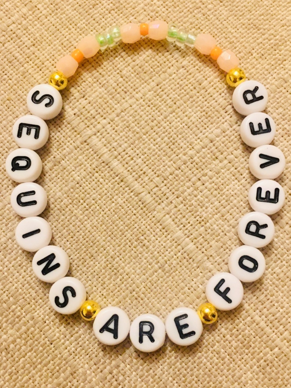 Handmade Sequins Are Forever (Showgirl) Friendship Bracelet for Adults and Kids